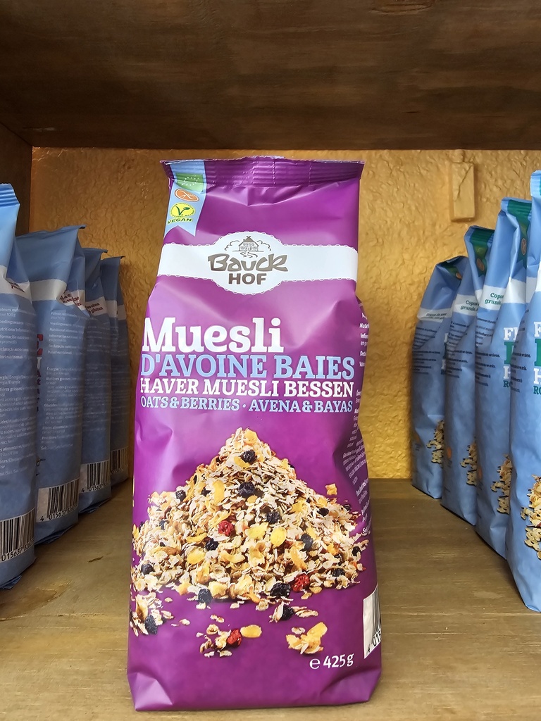 Muesli aux fruits rouges