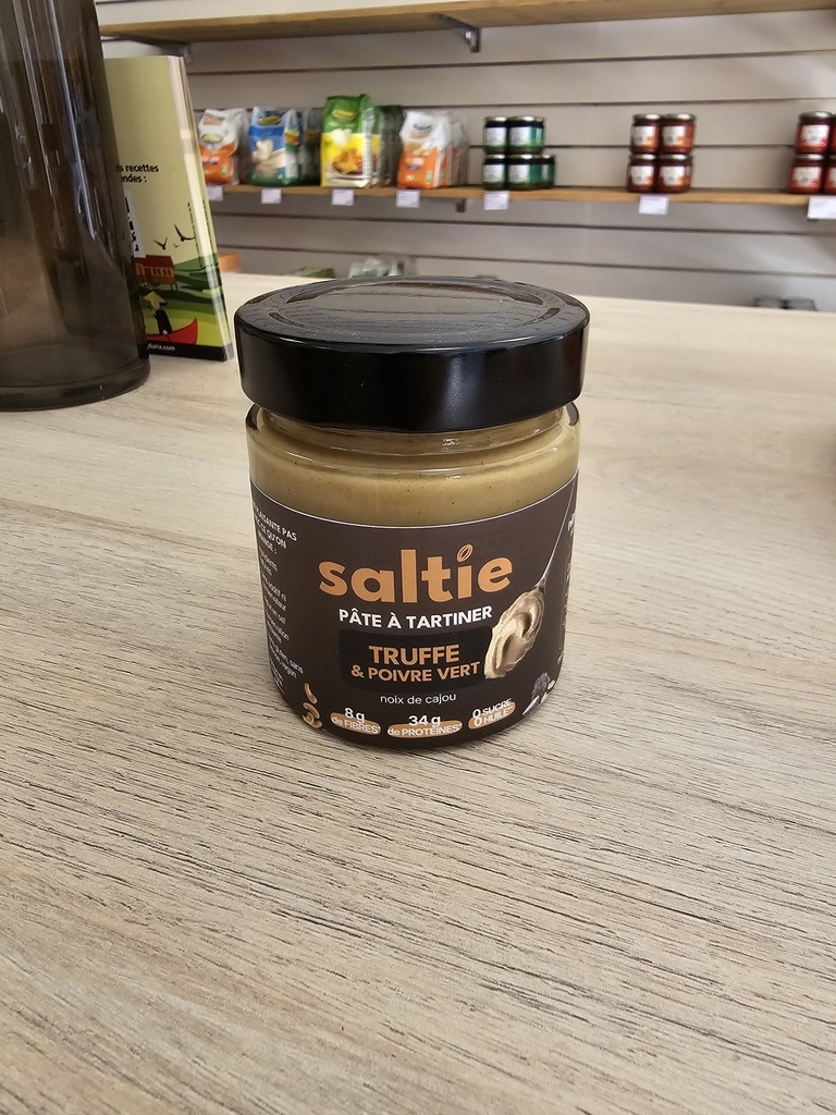 Pâte à tartiner truffe et poivre vert