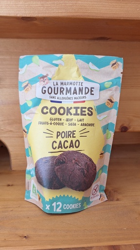 Cookies poire cacao