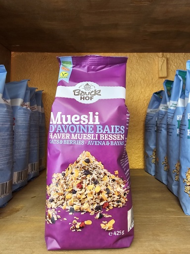 Muesli aux fruits rouges